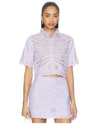Karina Grimaldi - Elin Embroidered Top - Lyst