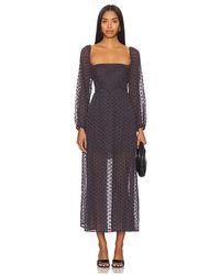 Free People Ophelia Maxi Dress in Brown | Lyst