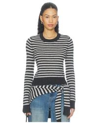 Enza Costa - Cashmere Shrunken Crewneck Sweater - Lyst