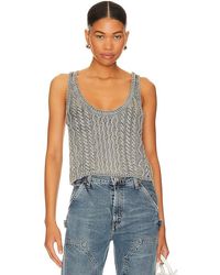 Free People - High Tide Cable Tank - Lyst