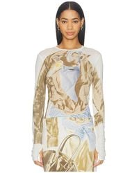 MARRKNULL - Printed Top - Lyst