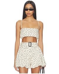 Matthew Bruch - Structured Bandeau Crop Top - Lyst