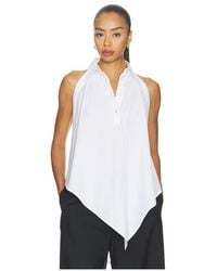 Helmut Lang - Collar Scarf Top - Lyst