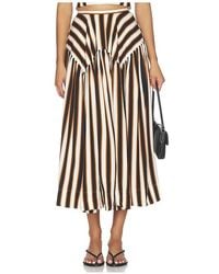 Amanda Uprichard - Spencer Midi Skirt - Lyst