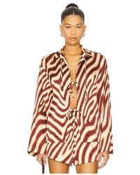 Seven Wonders - Montie Tie Front Sleeved Shirt - Lyst