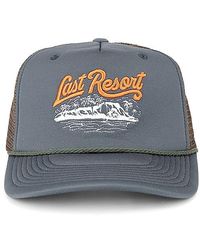 HEMLOCK HAT CO. - Last Resort Foam Trucker Hat - Lyst