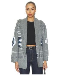 Autumn Cashmere - Southwest Fringed Shawl Collar Throw - Lyst