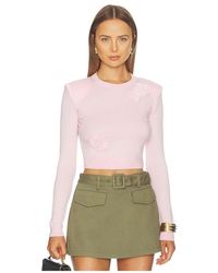 Self-Portrait - Flower Knit Jumper - Lyst