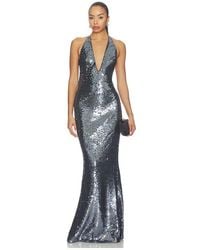 Misha - The Plundge Sequin Jersey Dress - Lyst