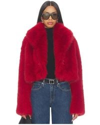 Nakedvice - The Delaney Cropped Fur Jacket - Lyst