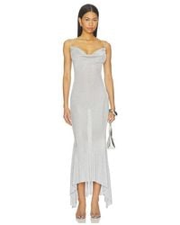 GUIZIO - Elsie Cowl Neck Dress - Lyst