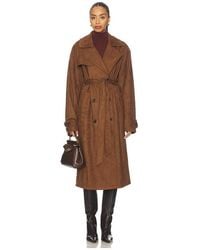 ALL THE WAYS - Milana Faux Suede Coat - Lyst