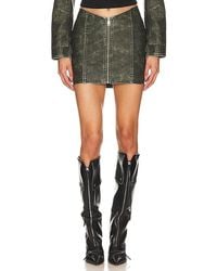 superdown - Lupita Faux Leather Skirt - Lyst