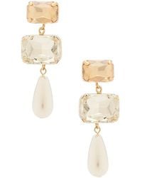 petit moments - Alexis Pearl Drop Earrings - Lyst