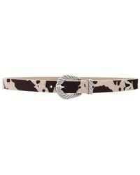 petit moments - Slim Modern Faux Fur Rodeo Belt - Lyst