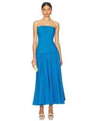 Jonathan Simkhai - Arie Strapless Bustier Midi Dress - Lyst