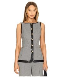 Jonathan Simkhai - Cressida Sleeveless Button Top - Lyst