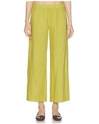Velvet By Graham & Spencer - Lola Woven Linen Pant - Lyst