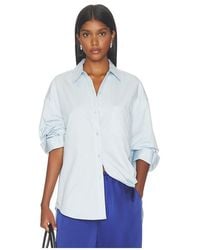 WAO - Poplin Button Up En Color Azul Talla (También En Xxs, Xs, S, M, Xl) - Lyst