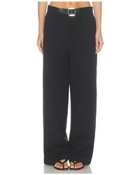 Source Unknown - Matteo Belted Tuck Trousers - Lyst