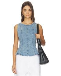 Levi's - Leighton Peplum Top - Lyst