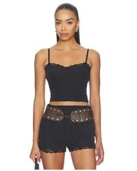 BY.DYLN - Onyx Corset Top - Lyst