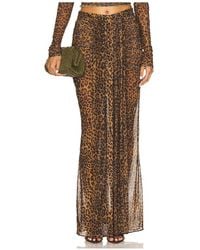 LAPOINTE - Falda En Color Marrón Talla (También En M, S, Xl, Xs) - Lyst