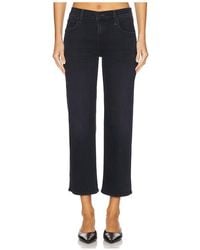 Mother - Petite Lil' Mid Rise Zip Rambler Jeans - Lyst
