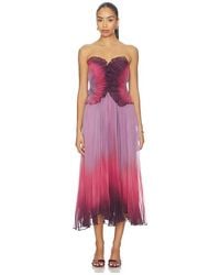AMUR - Delyth Strapless Dress - Lyst