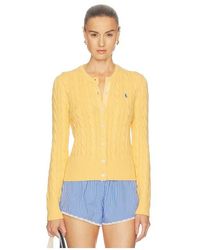 Polo Ralph Lauren - Cotton Long Sleeve Cardigan - Lyst