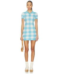 Guest In Residence - Guest En Residence Vestido Polo Gingham En Color Azul Talla (También En M, S, Xs) - Lyst