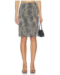 St. Agni - Savannah Silk Wrap Skirt - Lyst