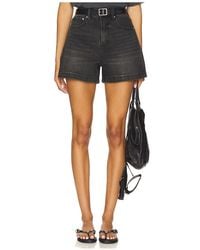 Pistola - Saige High Rise Cut Off Short - Lyst