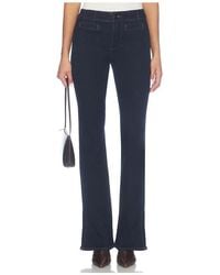 PAIGE - High Rise Laurel Canyon With Front Welts & Outseam Slit Bootcut Jeans - Lyst