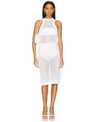 Susana Monaco - Tank Dress Aus Netzstoff Mit Racerback - Lyst