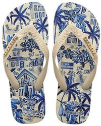 Havaianas - Farm Rio Blue Street Sandal - Lyst