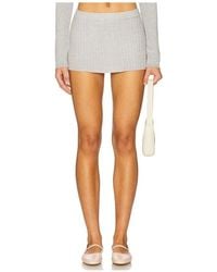 Frankie's Bikinis - Marialla Cable Knit Skort - Lyst