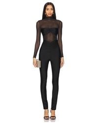 SER.O.YA - X Revolve Brietta Bandeau Mesh Catsuit - Lyst