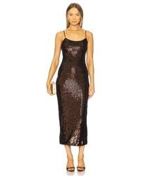 Runaway the Label - Anette Sequin Midi Dress - Lyst