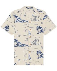 Nudie Jeans - Arvid Waves Hawaii Shirt - Lyst
