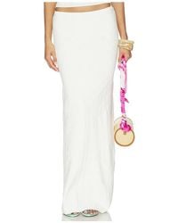 Asta Resort - Pointelle Carolina Skirt - Lyst