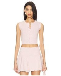 MAJORELLE - Chaleco Pippa En Color Rubor Talla En - Lyst