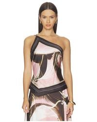 AMUR - Lyra Scarf Tie Top - Lyst