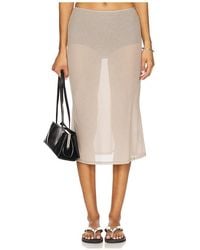 geel - Brynn Skirt - Lyst