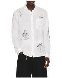 AllSaints - Terror Long Sleeve Shirt - Lyst