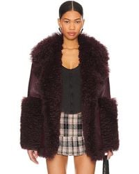 OW Collection - Thora Faux Fur Jacket - Lyst