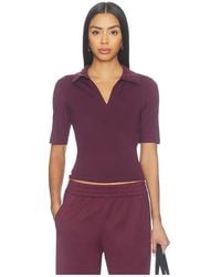 Beyond Yoga - Sport Active V-Neck Polo Top - Lyst