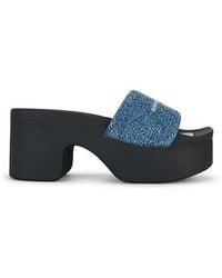 Alexander Wang - Pantolette Denim Hotfix - Lyst