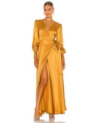 House of Harlow 1960 - ROBE DRAPÉE MAXI - Lyst