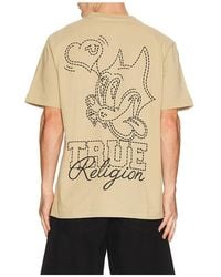 TRUE RELIGION - Puff Cat Tee - Lyst